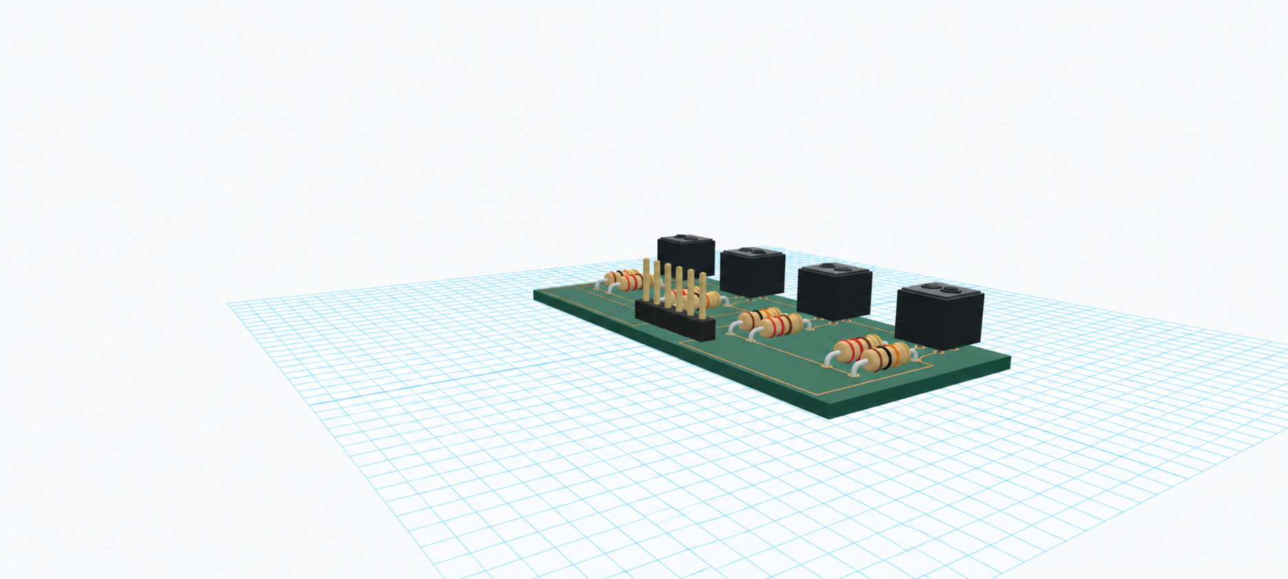 PCB assembly on the SketchForge 3D workplane
